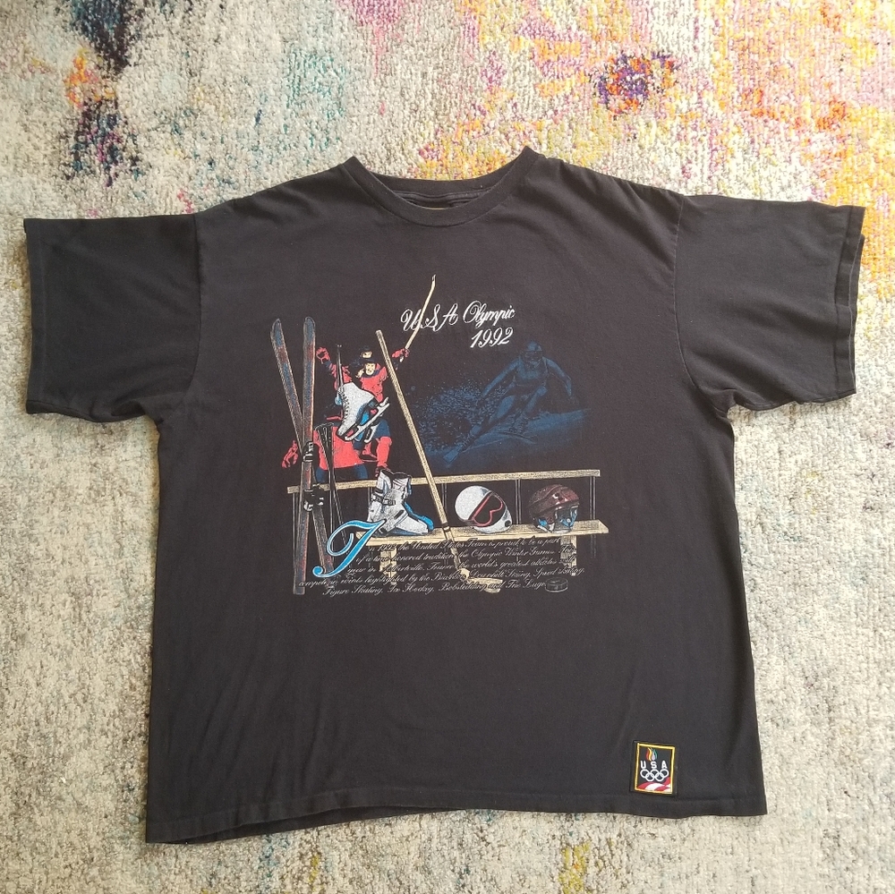 Vintage 1992 Winter Olymoics T USA